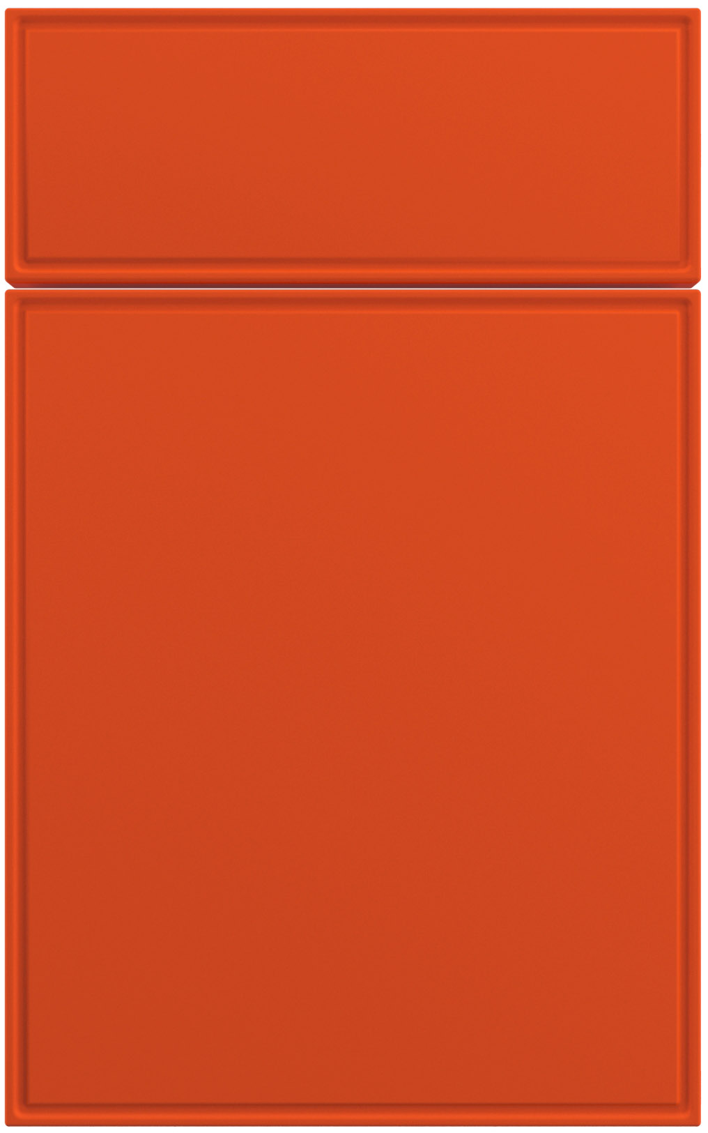 Фасады для кухни Модерн Фрезеровка «Сканди» Оранжевый глянец №185 SIDAK SIST450-11227