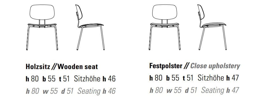 Штабелируемый стул из фанеры ZEITRAUM Okito ARCH-00090129 - Вид №7