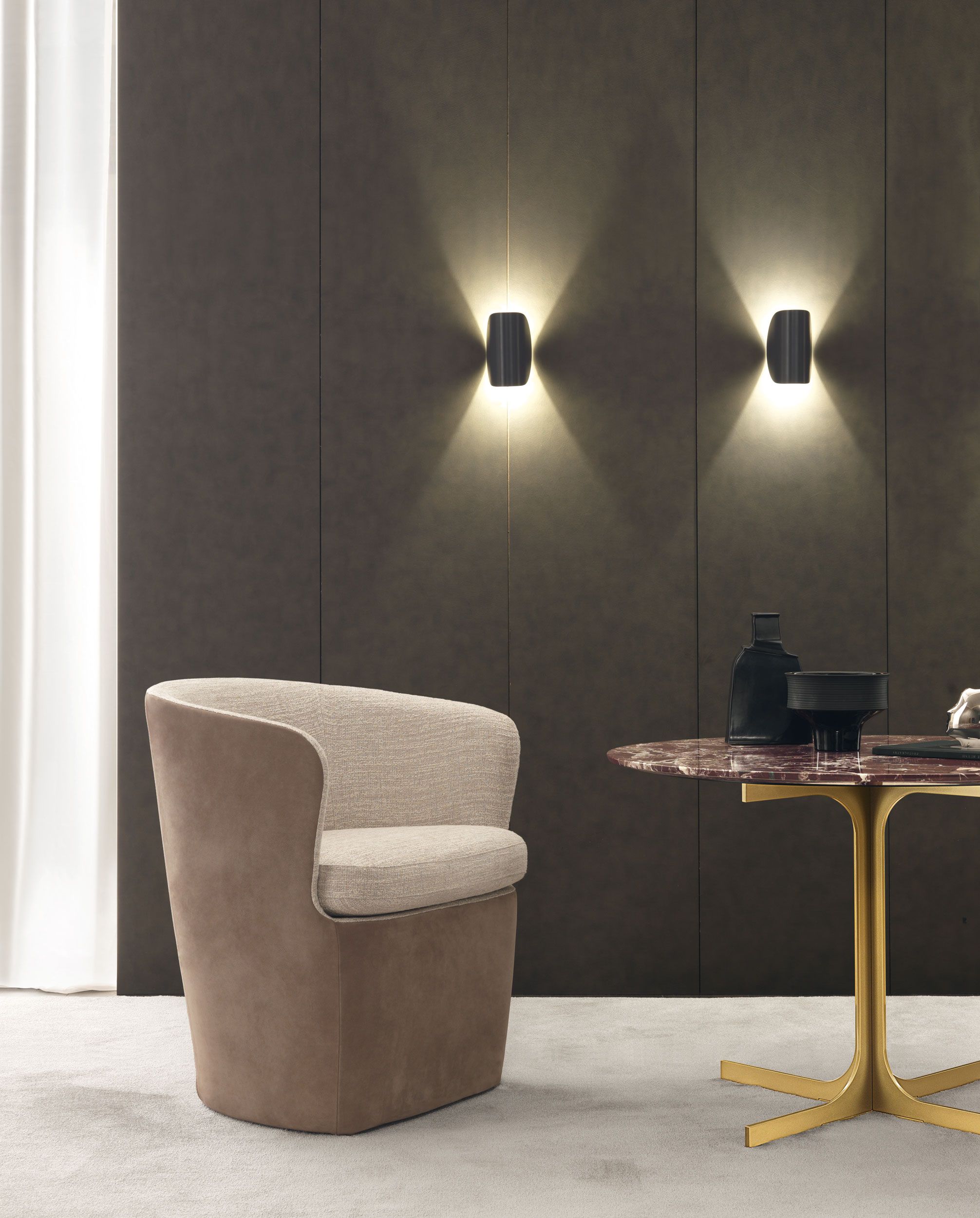 Кожаное кресло с подлокотниками MisuraEmme SURFACE ARCH-00132271 - Вид №5