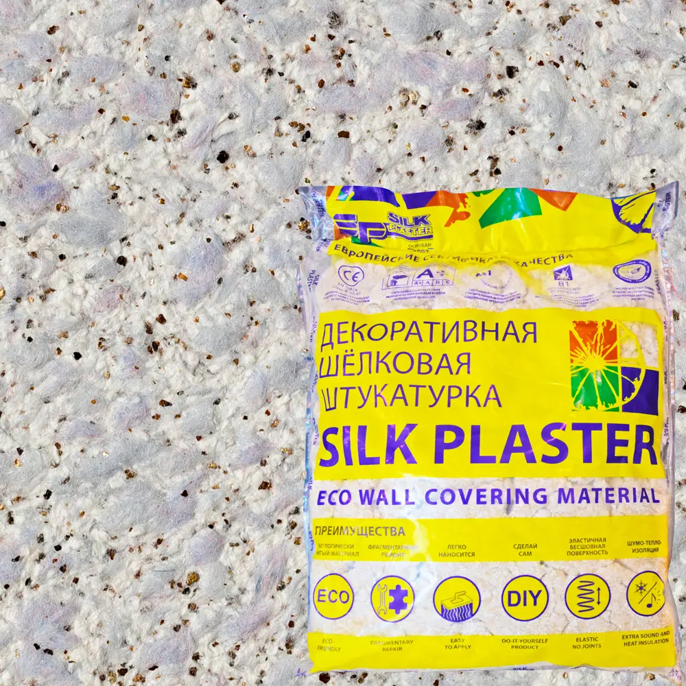 Жидкие обои Silk Plaster Престиж 406 0.9 кг цвет серый STLM-2163797