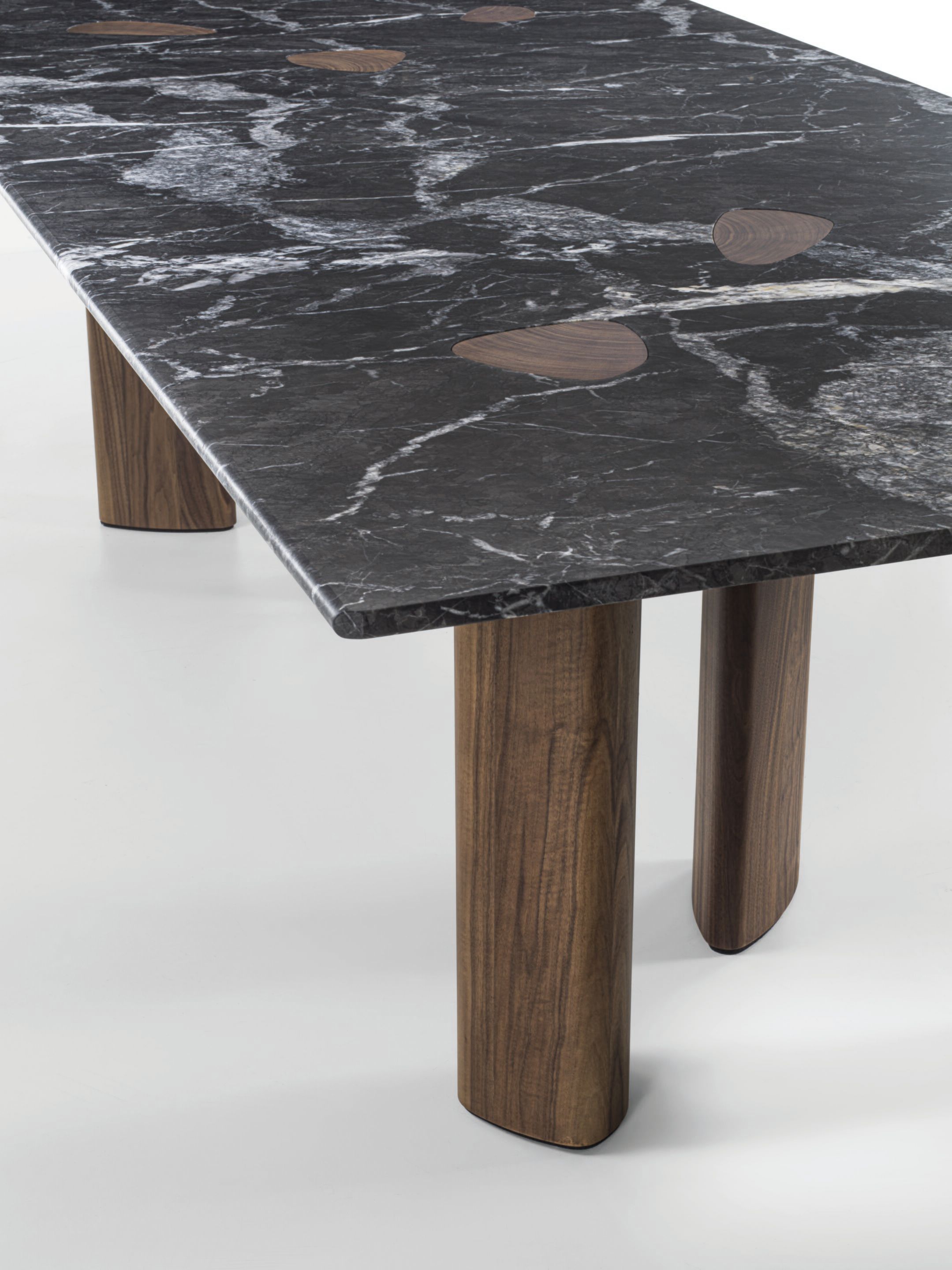 Прямоугольный обеденный стол из мрамора и грецкого ореха Porada двадцать четыре ARCH-00148826 - Вид №7