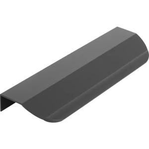 Мебельная ручка-профиль черная 156 мм