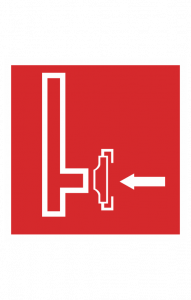 68571 Знак "Пожарный сухотрубный стояк"  Знаки пожарной безопасности размер 100 х 100 мм