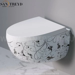 S511.440 Подвесной унитаз настенный Белый A. e T. Italia OVAL Италия