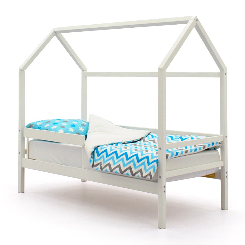 Кровать-домик детская белая Svogen БЕЛЬМАРКО  00-3833069 Белый Santreyd  - Вид №3