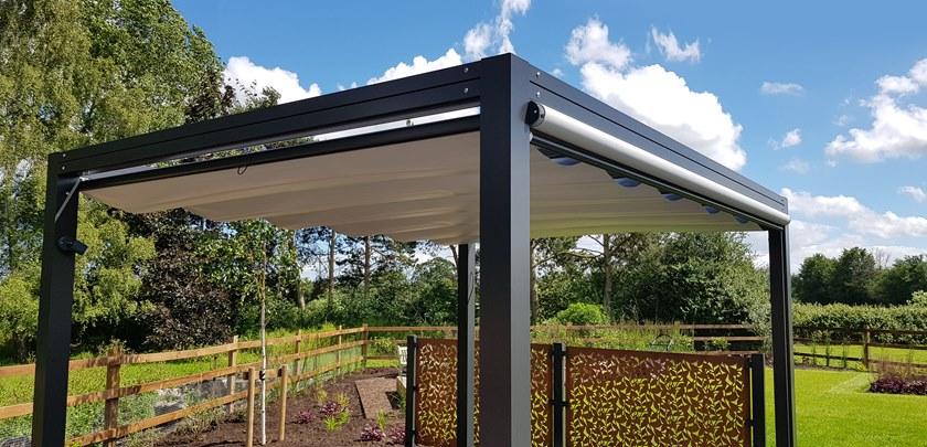 Giulio Barbieri Самонесущая пергола из алюминия и ПВХ со сдвижной крышкой sun-id-1444041 - Вид №5