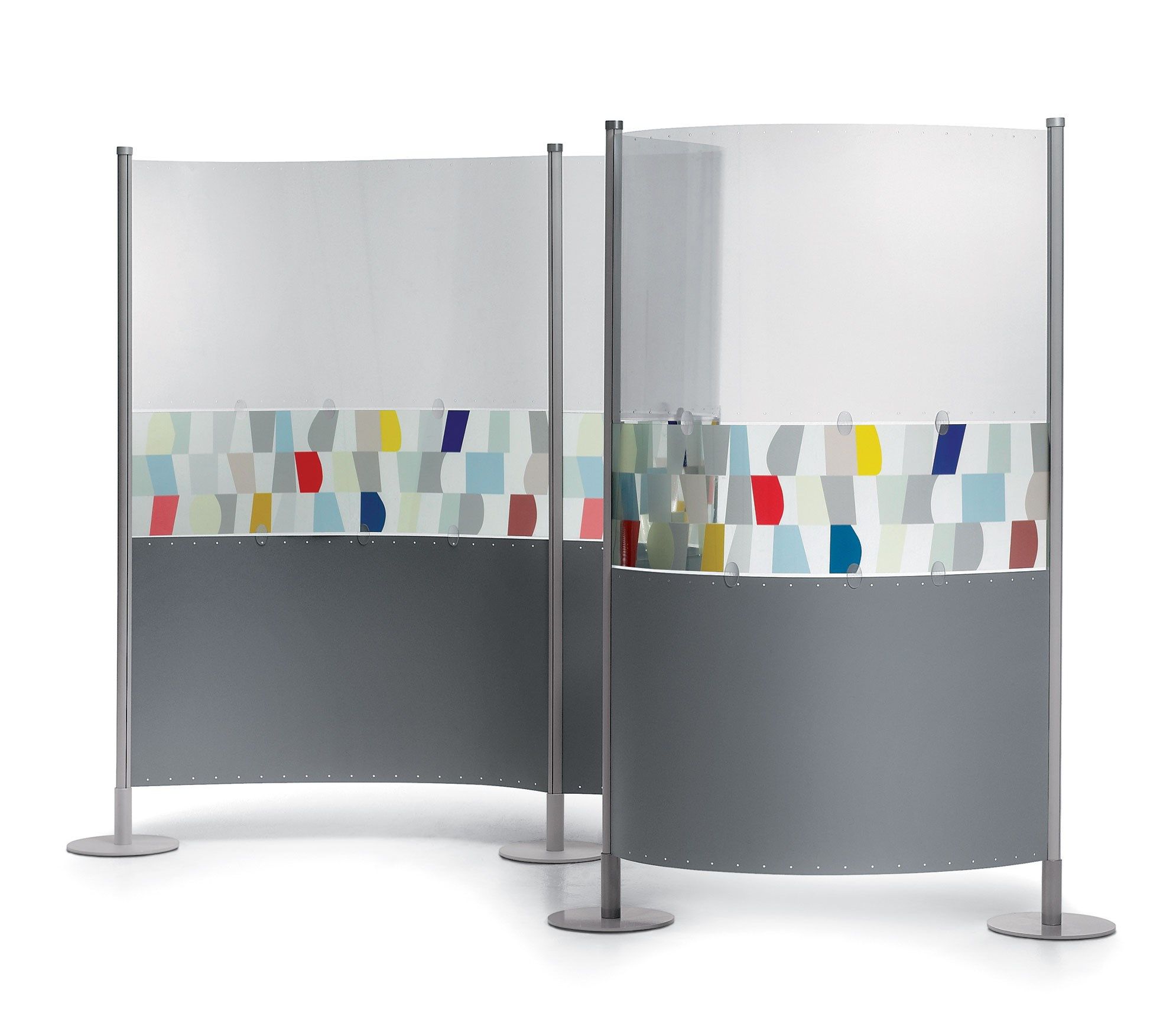 ПВХ модульная отдельно стоящая офисная перегородка Slalom ARCH-00039324 - Вид №14