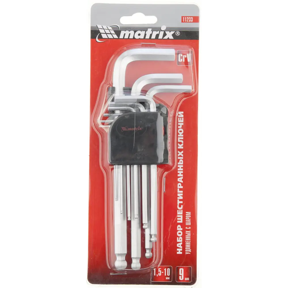 Набор шестигранных ключей Matrix с шаровой головкой 11233 87788414 STLM-1499080 - Вид №3