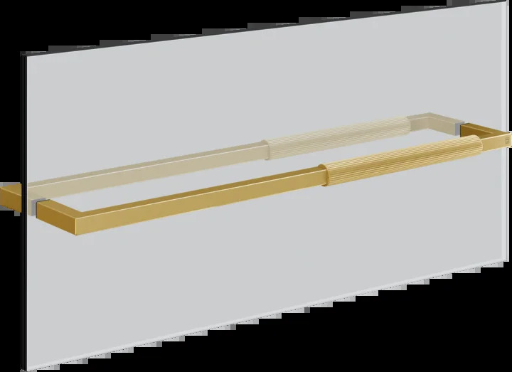 Полотенцесушитель 67546 716 Gessi Shower g PVD С ЗОЛОТОЙ ЩЕТКОЙ
