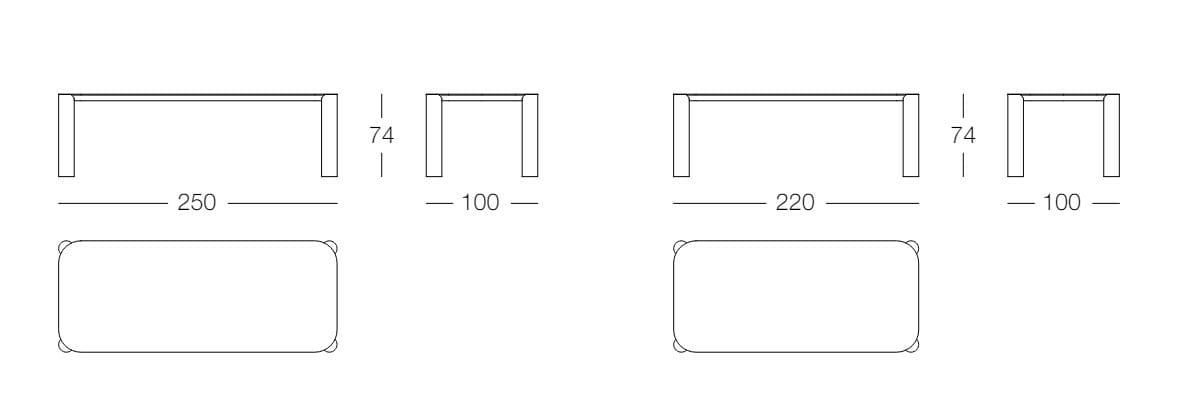 Деревянный прямоугольный стол Frigerio CYCLOP ARCH-00089284 - Вид №10