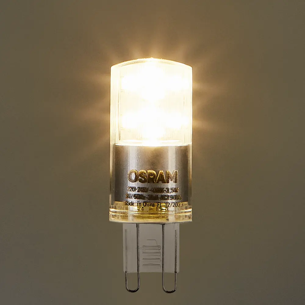 Лампа светодиодная Osram G9 3.5 Вт капсула прозрачная 400 лм, нейтральный белый свет 82610683 STLM-2121152  - Вид №2