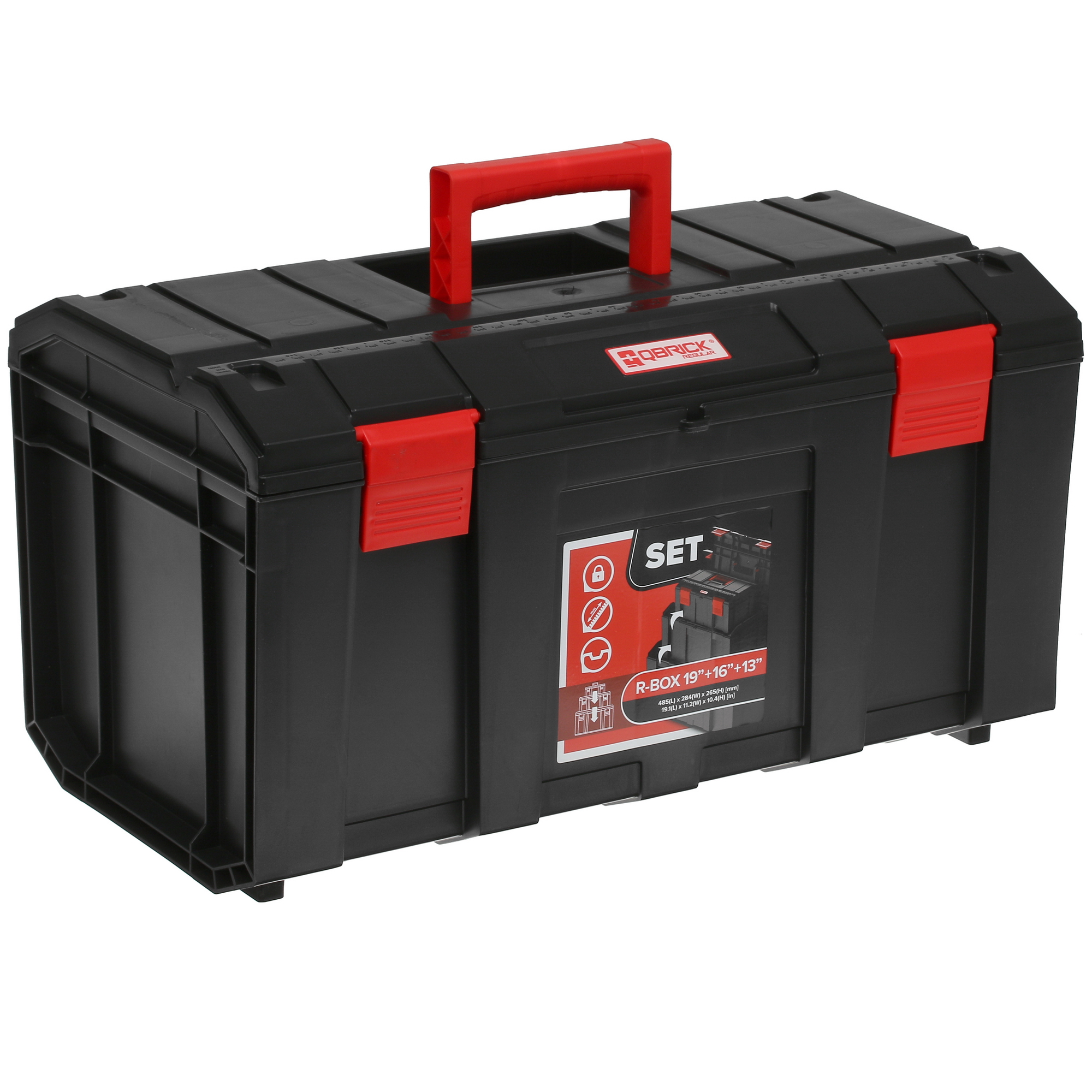 Модульная система для инструмента и принадлежностей Qbrick Regular RBOX SET 19+16+13 9010727 QBRICK SYSTEM STDN-0116788 - Вид №1