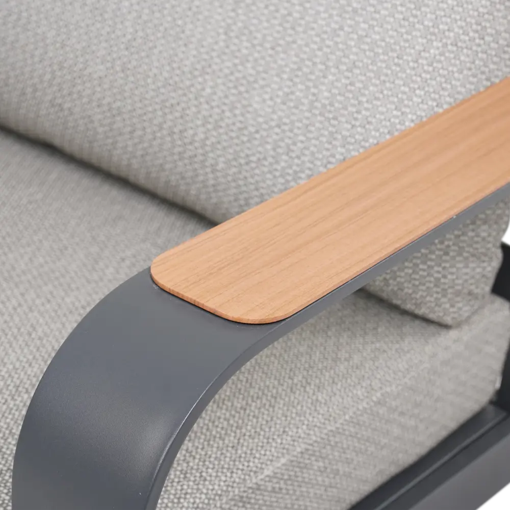 BEGINIA Aldan — садовый комплект с алюминиевым столом, диваном и креслами 89381722 STLM-1577139 - Вид №5