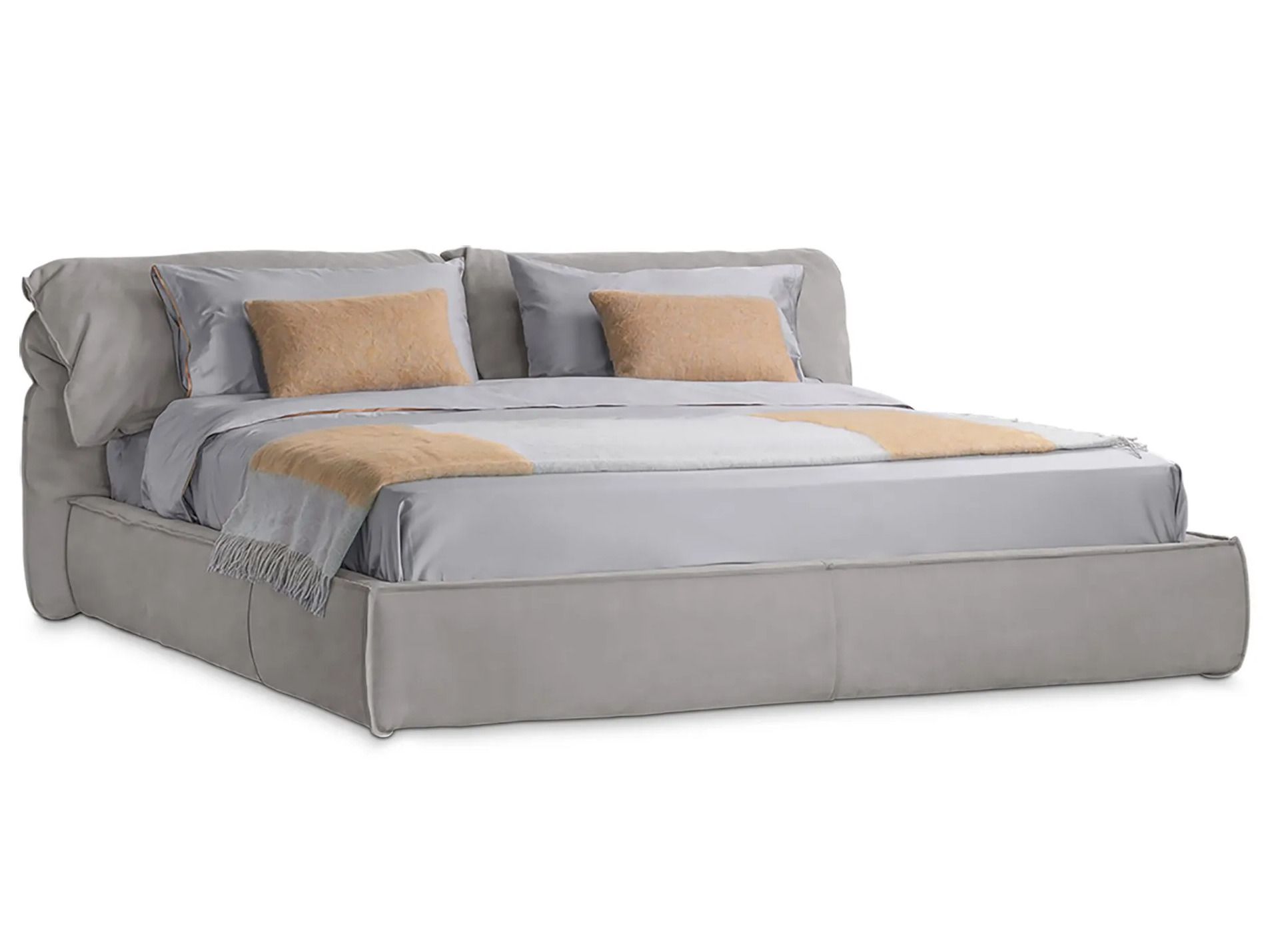 Мягкая двуспальная кровать Baxter Касабланка ARCH-00062186