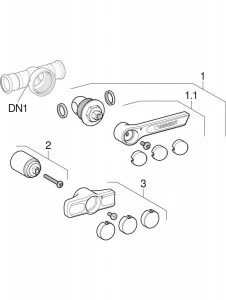 GEBERIT  Шаровые краны Geberit Mapress с рукояткой 2018 -