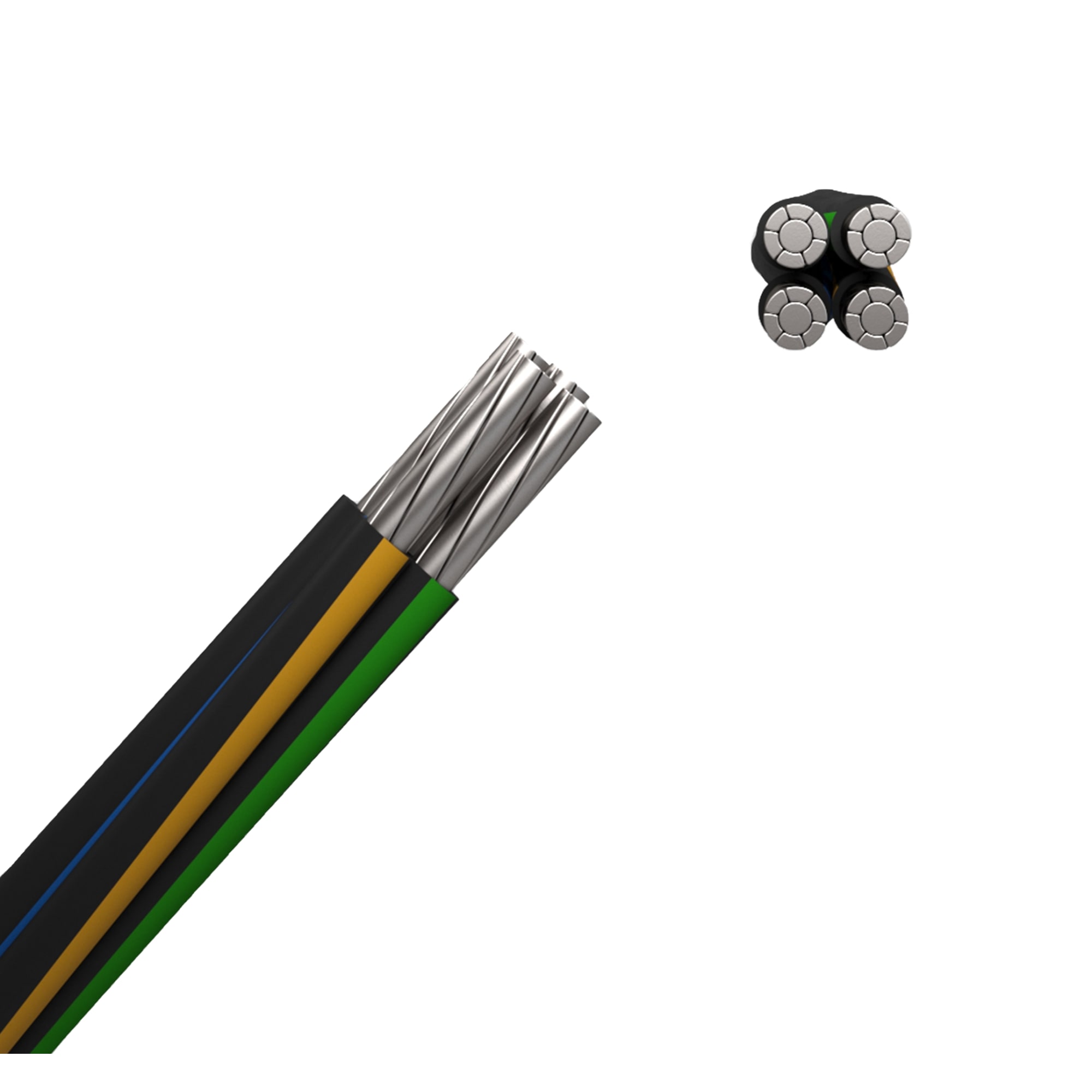 82771176 Провод СИП-4 4x25, 500 м, ГОСТ, на барабане Santreyd  - Вид №1