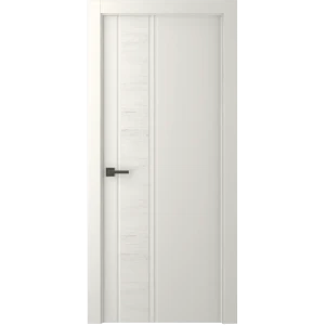 Дверь межкомнатная Твинвуд 1 глухая эмаль цвет жемчужный 80x210 см (с замком)