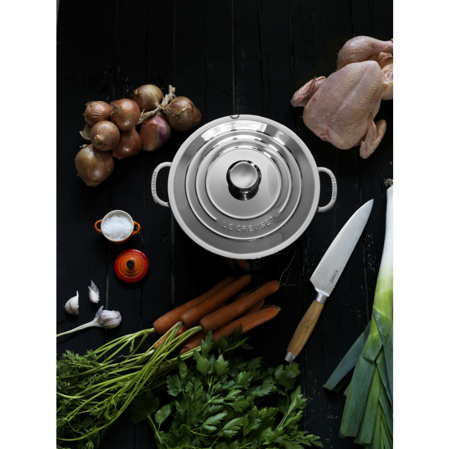 Нож поварской Le Creuset, сталь, дерево, 20 см 98000320000200 - Вид №1