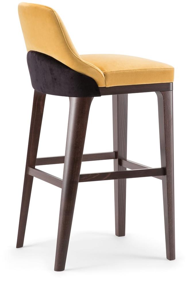 Tirolo Табурет из массива дерева и ткани со спинкой Gill 070 sg - Вид №5