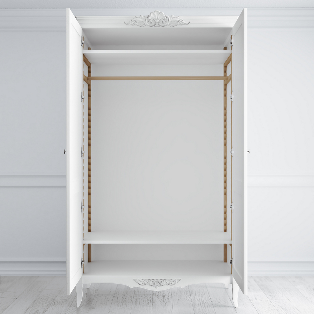 Шкаф распашной в спальню с 2 дверцами серо-бежевый Atelier Home KREIND ATELIER HOME 00-3879933 Бежевый;серый Santreyd  - Вид №2