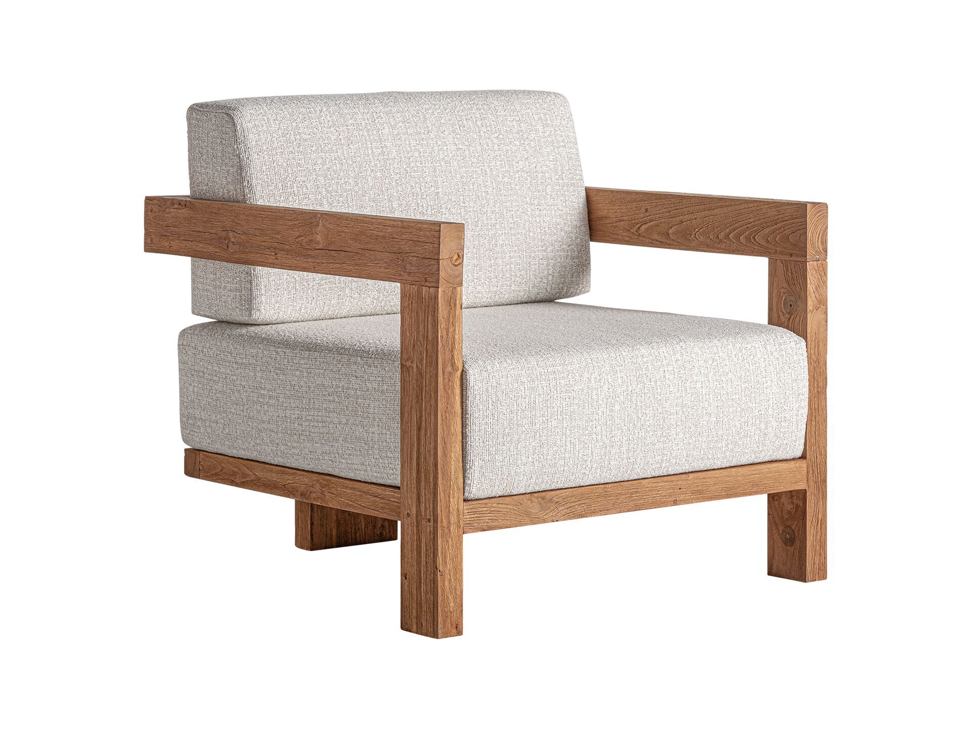 Садовое кресло из ткани и дерева Vical Home голова ARCH-00014893