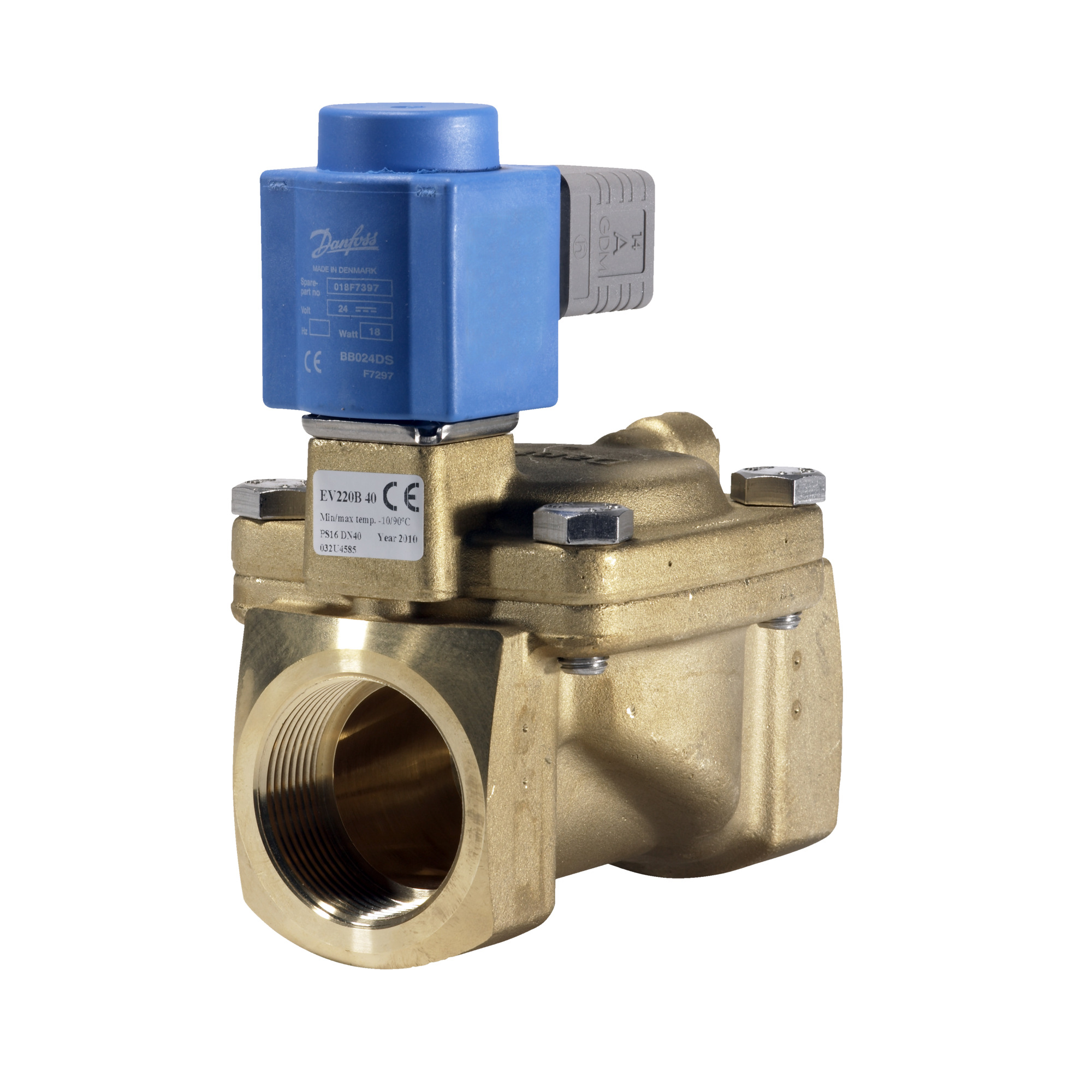 Danfoss EV220B — двухходовые электромагнитные клапаны для общей промышленности Клапан электромагнитный EV220B 032U7152  - Вид №44