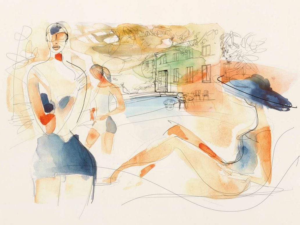 Carta da parati multicolor, PVC free, eco-friendly, lavabile WallPepper нюансы ARCH-00094245