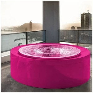 Бассейн Gruppo Treesse Fusion 200 SPA-V8610-R напольный круглый розовый