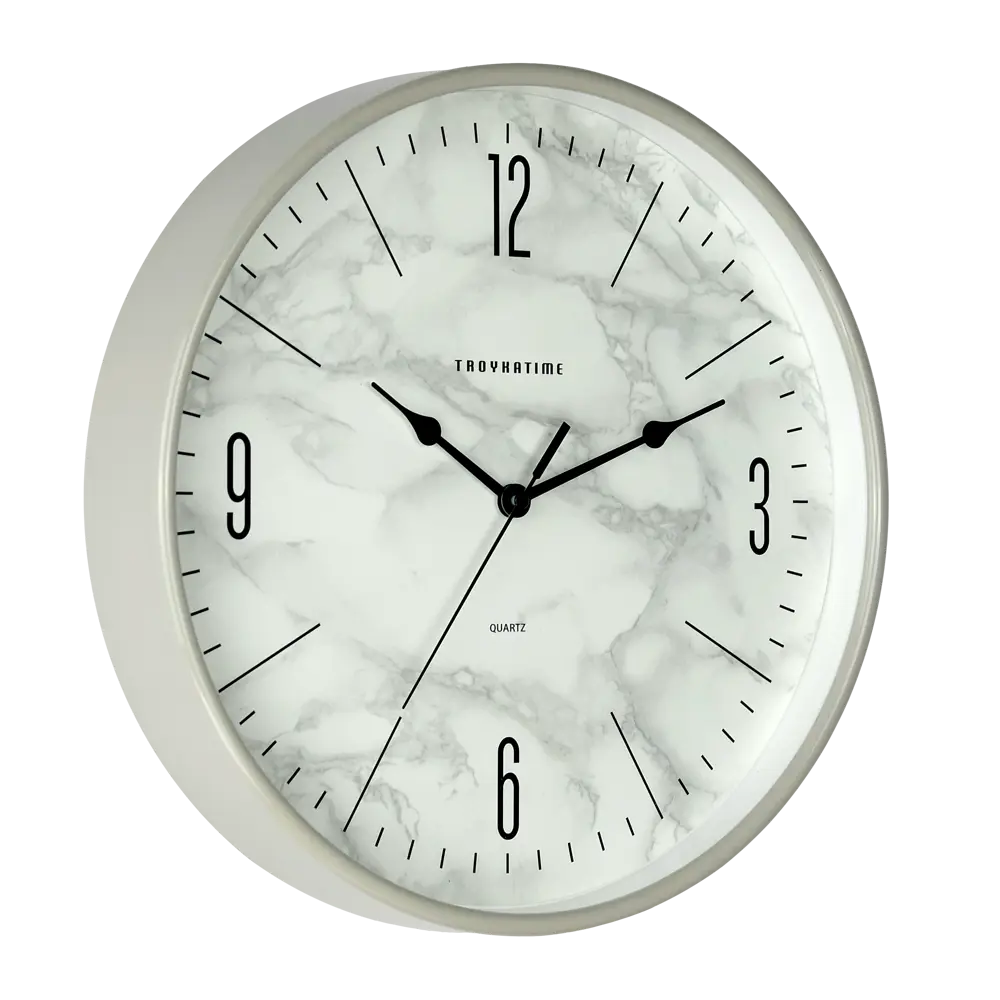 Настенные часы Troykatime «Мрамор» с элегантным дизайном 83544180 ДИЗАЙНЕРСКИЙ STLM-0041722 - Вид №2