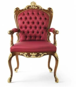 OAK Стул с мягкой обивкой и подлокотниками Galleria