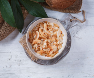 3452 Кокосовые чипсы "Морская соль" Вкусляндия