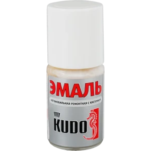 Эмаль автомобильная Kudo с кисточкой цвет белый 201 15Мл 82492035 STLM-2097223
