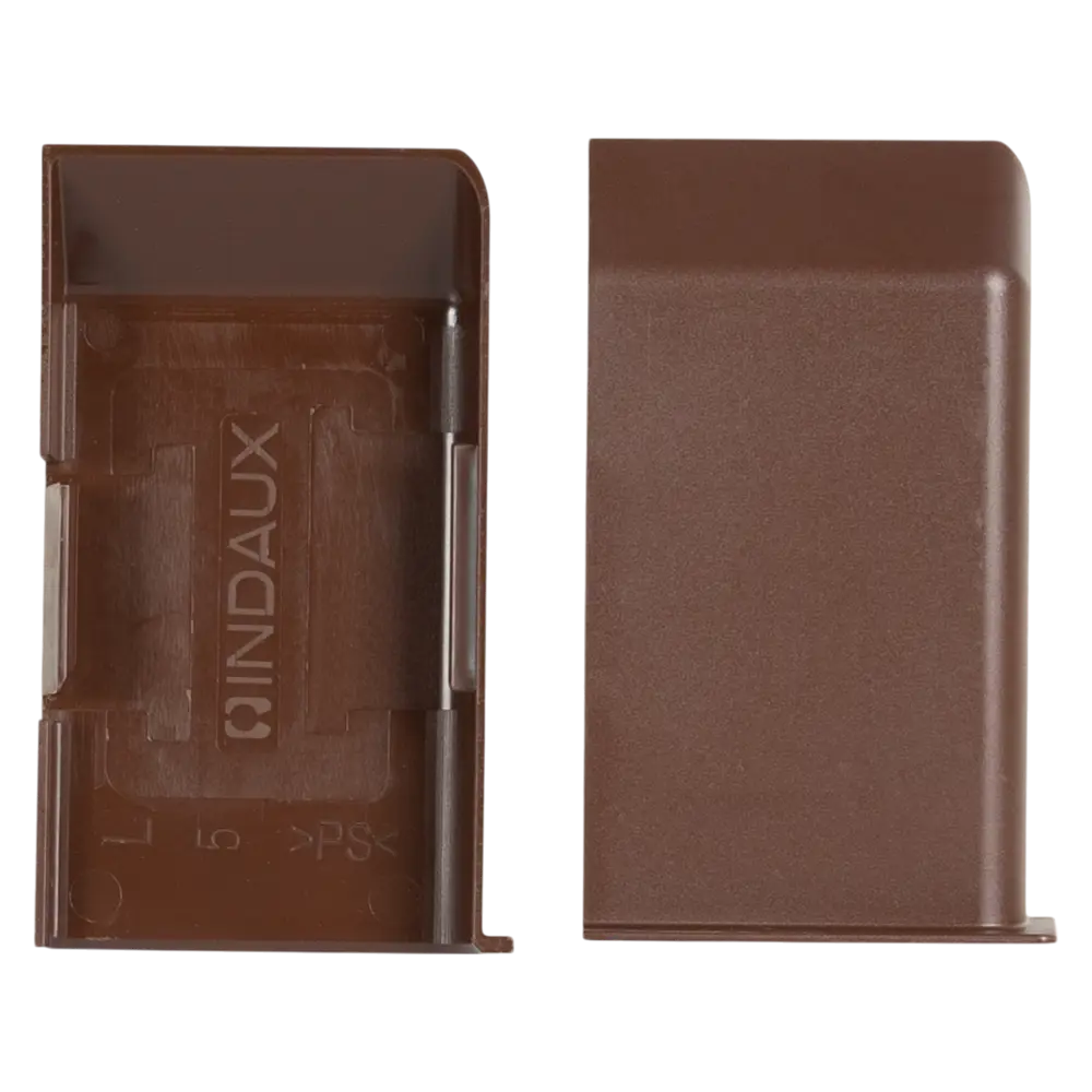 INDAUX Декоративные крышки для навесов цвет венге 2 шт 89402303 STLM-1565006 - Вид №1