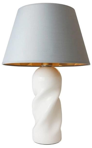 Mineheart Настольная лампа из стекла с тканевым абажуром  Lig/061  - Вид №4