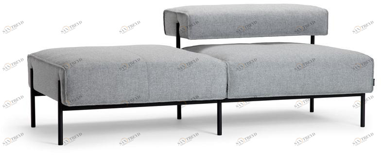 Offecct 2-х местный модульный диван из ткани Lucy sun-id-1505075