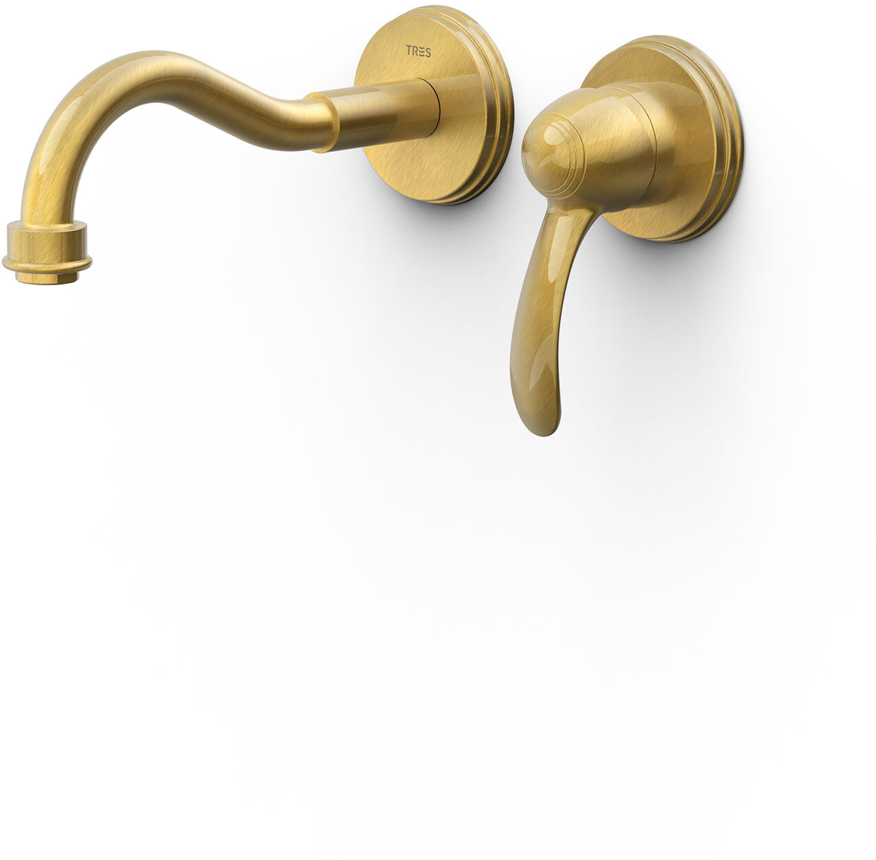 Скрытый смеситель для умывальника TRES CLASIC с одной ручкой-24220001LV TRES