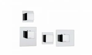 Z032201 + Z030204 000 Смеситель & запорный кран Cube 1 Outlet LP BOSSINI