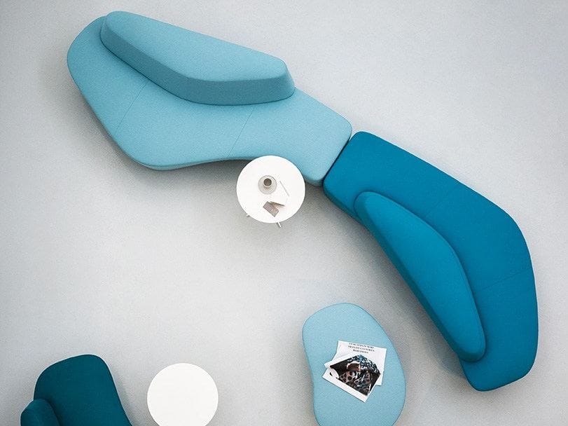 Тканевая скамья со спинкой Tacchini ARCH-00070982