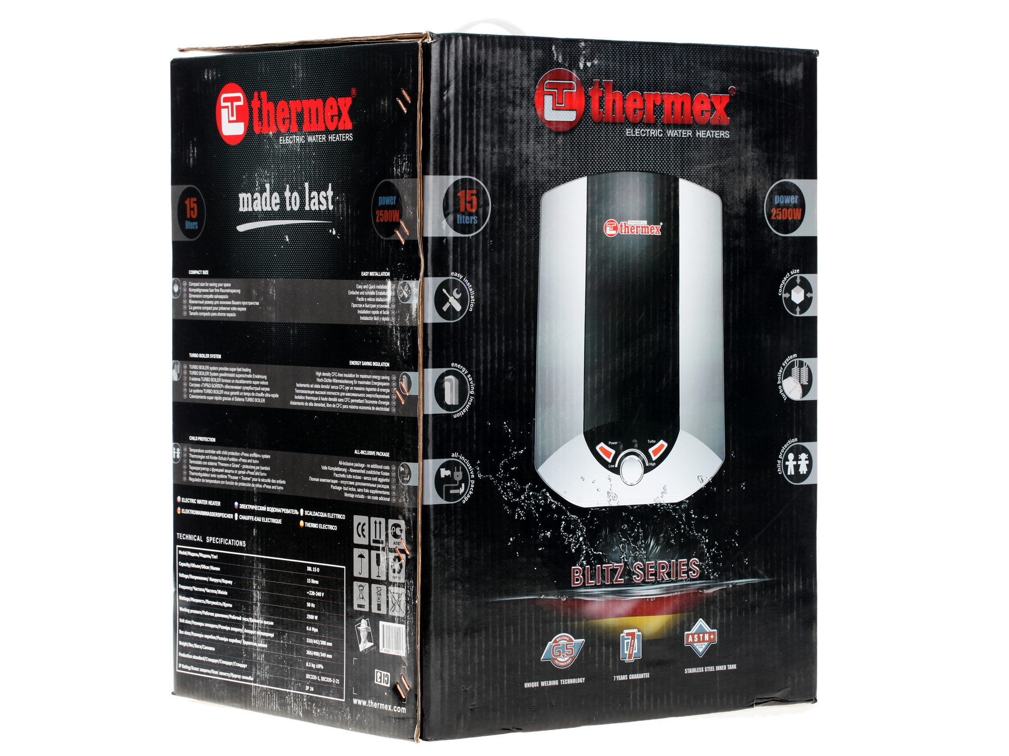 6702880 Водонагреватель электрический Thermex IBL 15 O STDN-0144381 - Вид №7