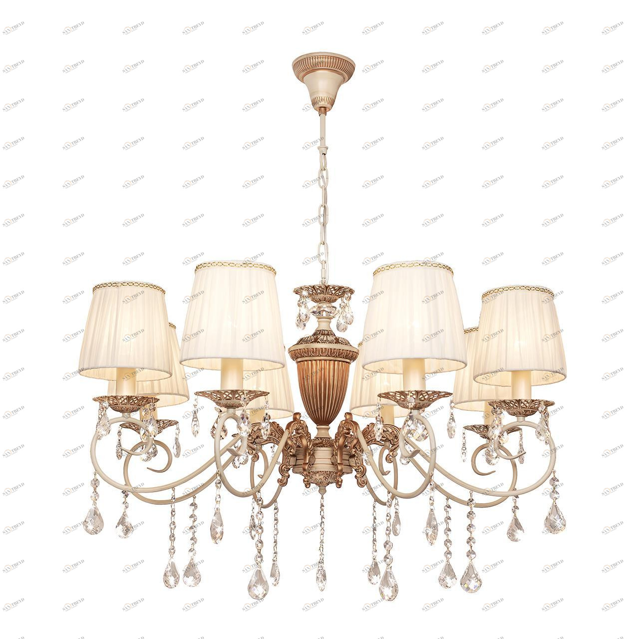 Подвесная люстра Silver Light Pallada 731.51.8 SILVER LIGHT ДИЗАЙНЕРСКИЕ, PALLADA 186184 Бежевый 