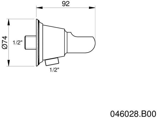 Bronces Mestre Подставка для ручного душа Shower system 046028.b00.62 - Вид №1