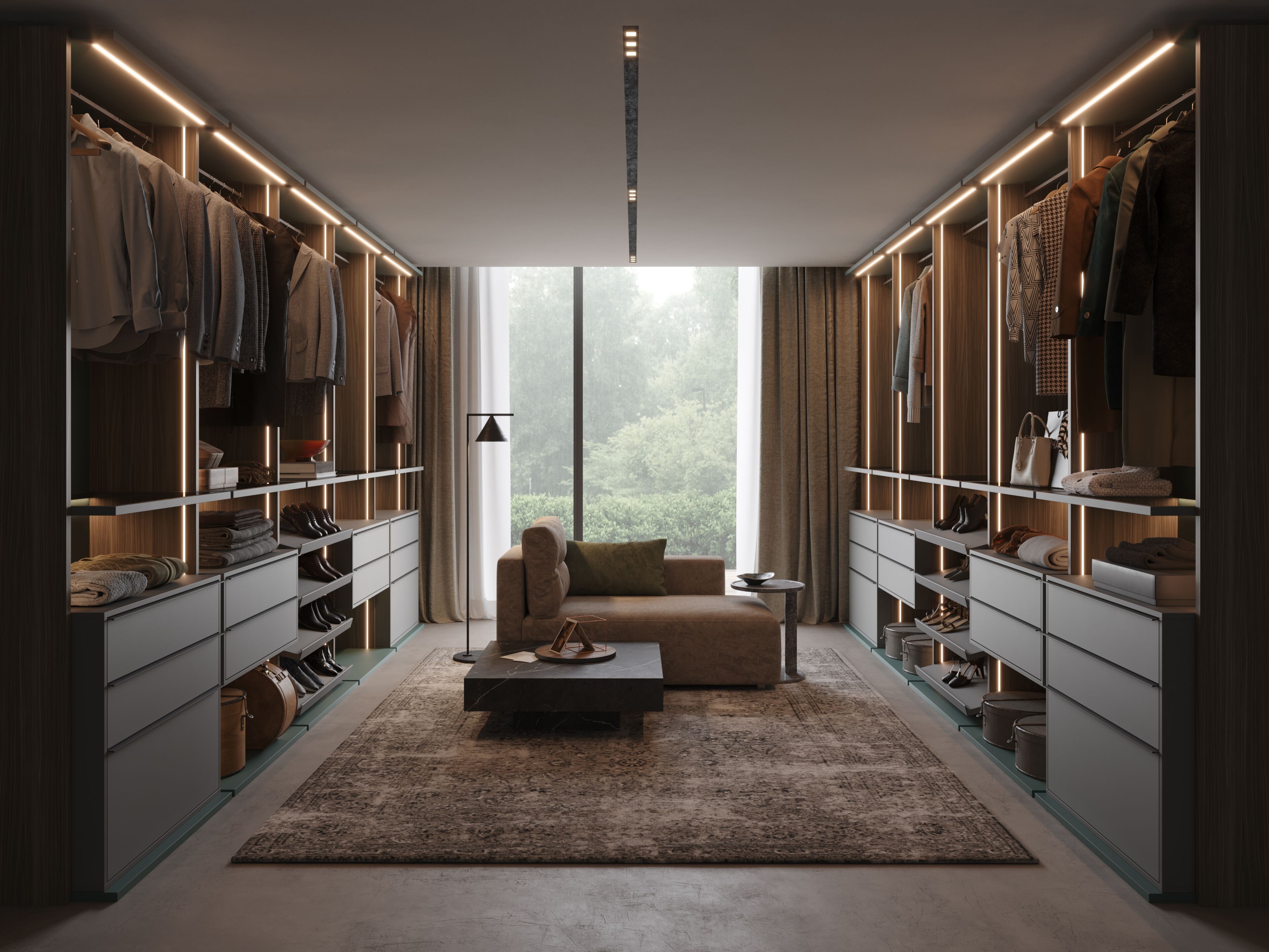 Шкаф-купе с половинным плечом Giessegi богини красоты ARCH-00118525