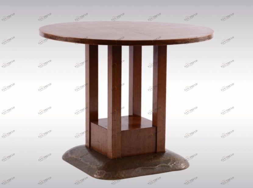 Woka Lamps Vienna Круглый стол из красного дерева sun-id-1362317