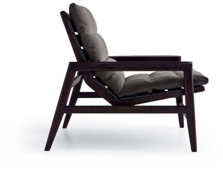 Poliform Кресло с обивкой из ткани с подлокотниками Ipanema sun-id-1448383 - Вид №2