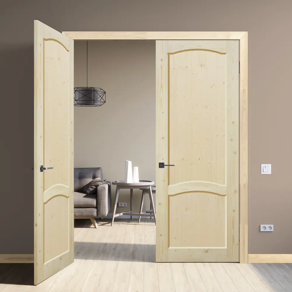 РЕМСЕРВИС | Межкомнатная дверь из массива дерева 80×200 см 11337514 STLM-0001189 - Вид №3