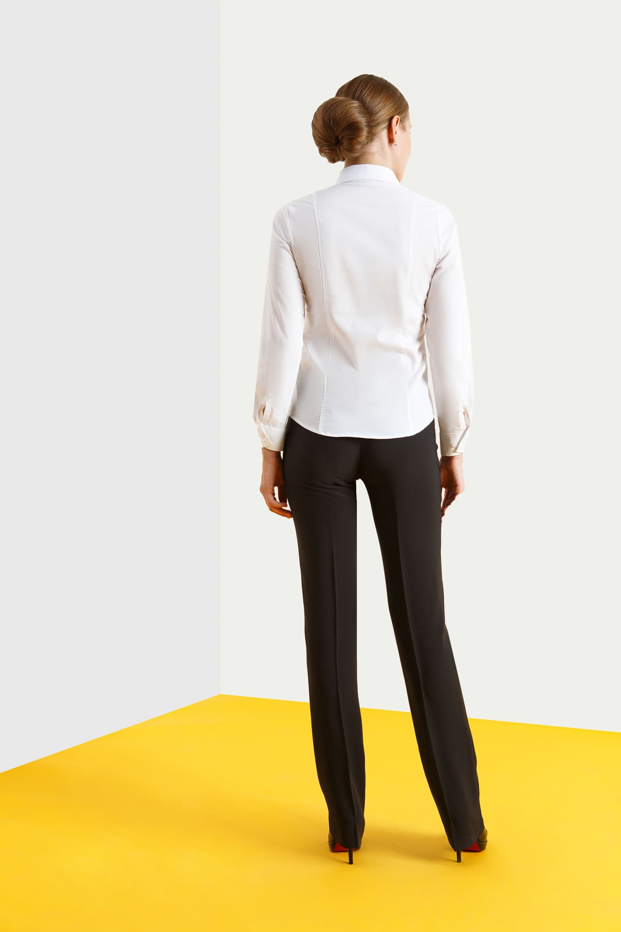 62483 Рубашка женская  white El-Risto  Корпоративная одежда  размер 38 (XXS)  - Вид №5