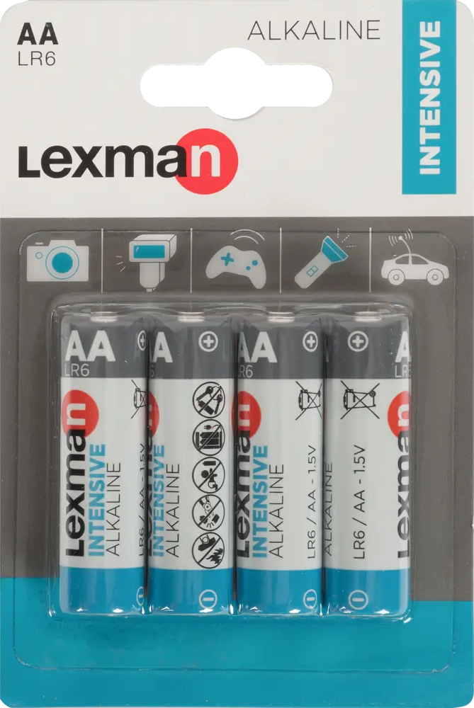 82003965 Батарейка Lexman Intensive AA (LR6) алкалиновая 4 шт. STLM-0016958