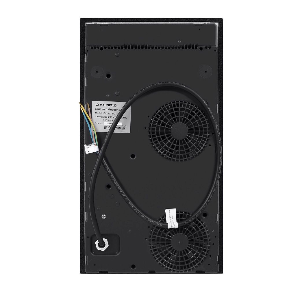 EVI.292-BG Электрическая индукционная панель/ домино, • тип: электрическая 30 см • тип установки: независимая • управление: фронтальное, сенсорное • нагревательный элемент: индукция, 2шт • мощность конфорок, вт: 1 2 0 0 /1 5 0 0 (бустер), 1 5 0 0 /2 0 0 0 Santreyd  - Вид №8