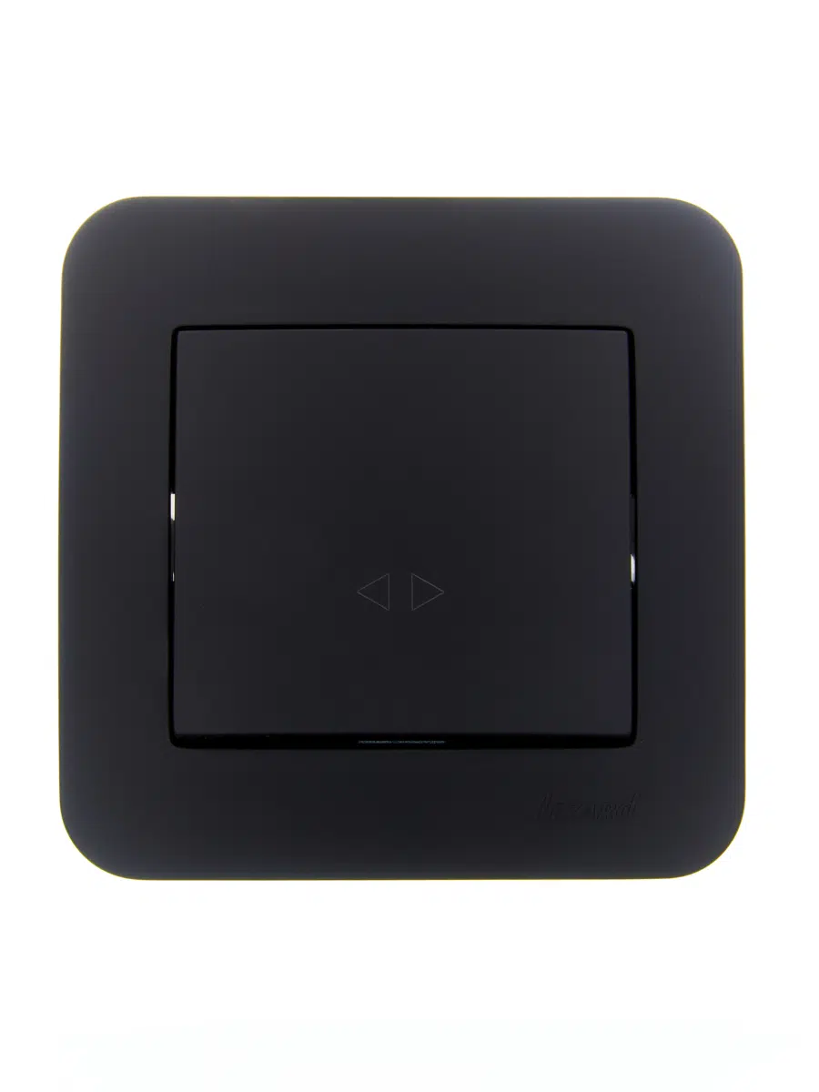 ASTI Выключатель промежуточный чёрный бархат LEZARD 7081-4242-107