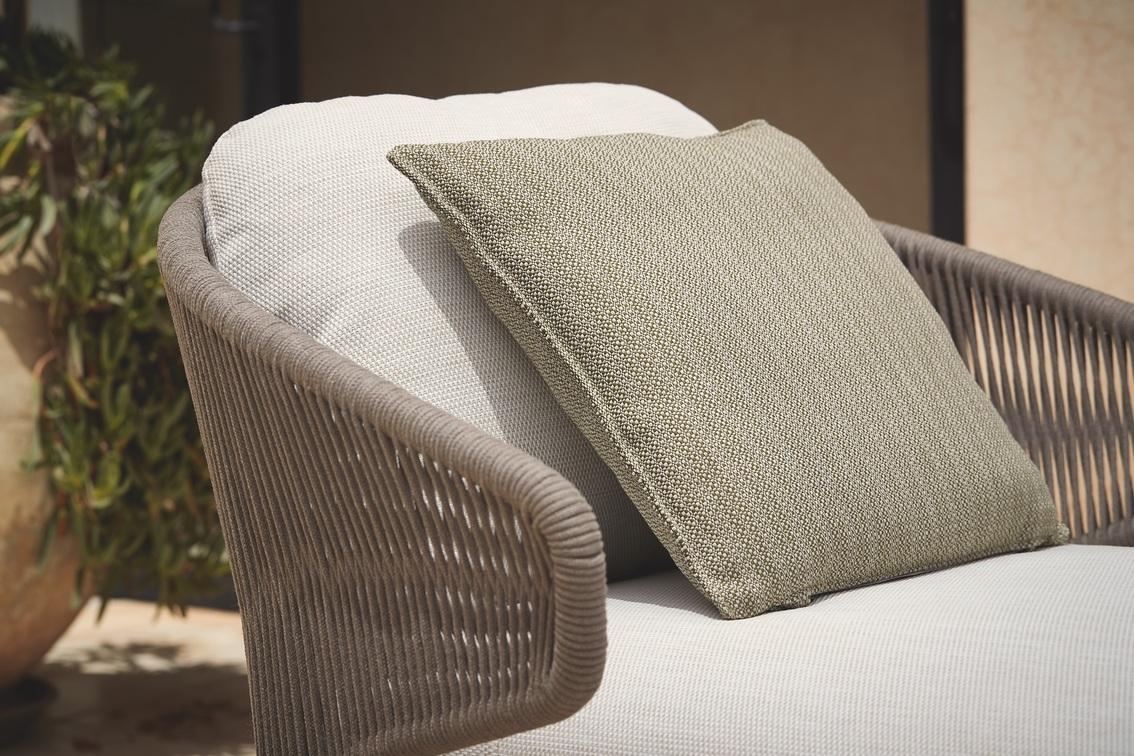 MNST322 Шезлонг лава серебро Manutti Radius - Вид №1